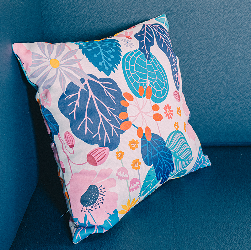 nature coussin motif ADL Adl Décoration : Nature Coussin Motif Adl