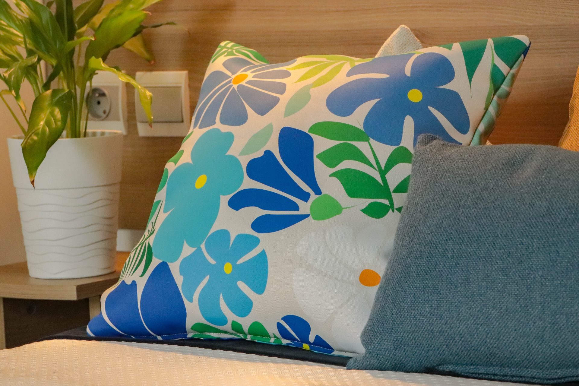 Adl Décoration : Motif OASIS BLEU