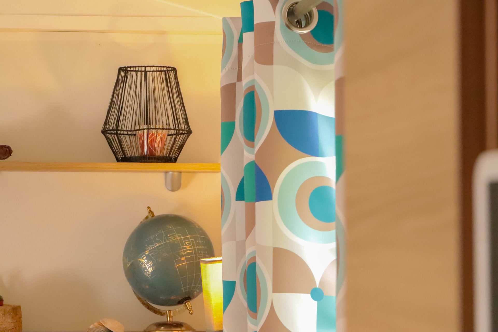 Adl Décoration : Motif OPALE TAUPE