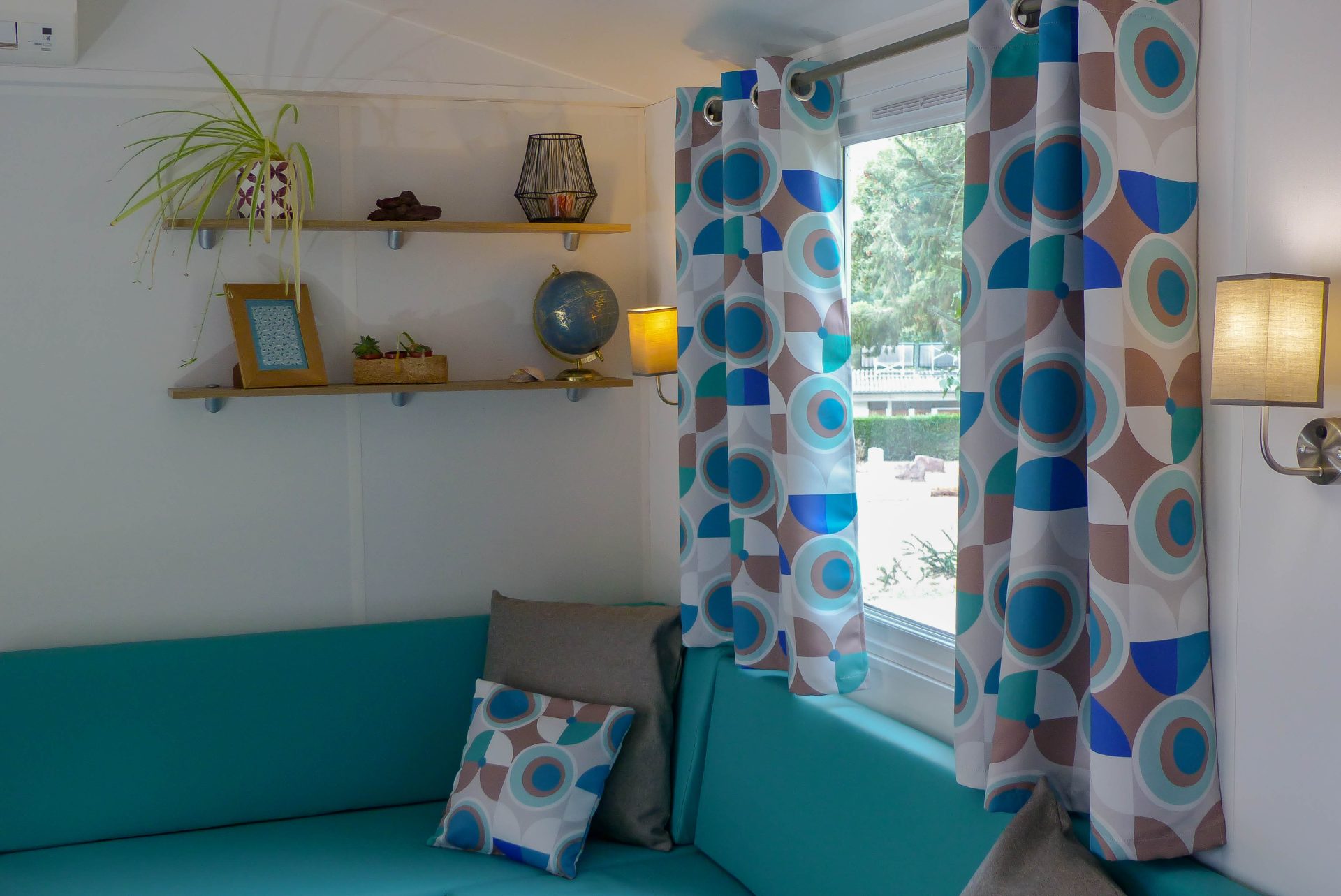 Adl Décoration : Motif OPALE TAUPE